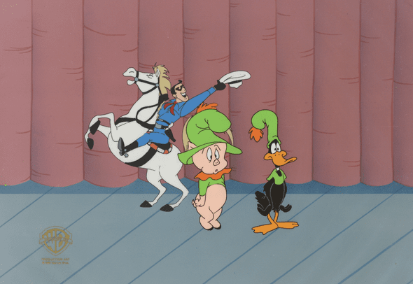 Looney Tunes Original Production Cel: "Daffy Duck and Porky Pig"