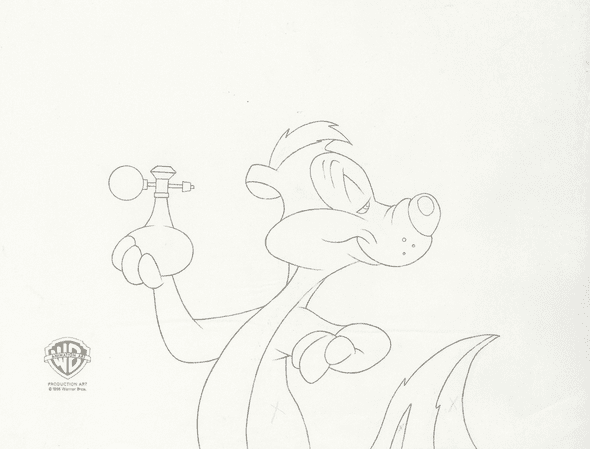 Looney Tunes Original Production Drawing: "Pepe Le Pew"