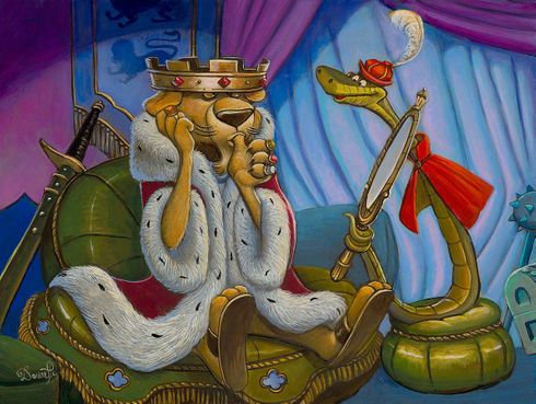 Bob Doucette Signed Disney Ltd Ed Gallery Wrap Canvas:"Oh Mother"