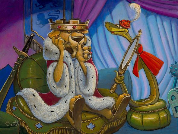 Bob Doucette Signed Disney Ltd Ed Gallery Wrap Canvas:"Oh Mother"