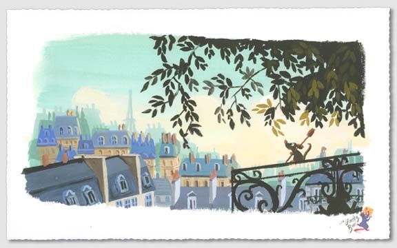 Lorelay Bove Signed and Numbered Gicl&eacute;e on Paper: "The Flavor of Paris"