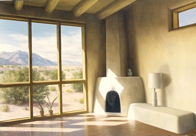 Lorna Patrick Limited Edition Serigraph on Paper:"Desert View "