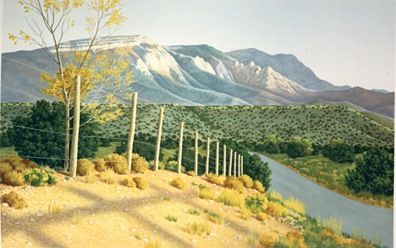 Lorna Patrick Limited Edition Serigraph on Paper:" When The Sun Is Low "