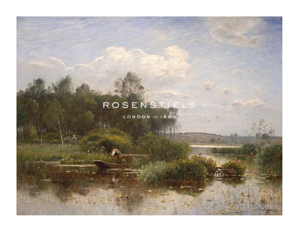 Louis-Aime Japy Hand Numbered Limited Edition Print on Paper :"The Boatman"