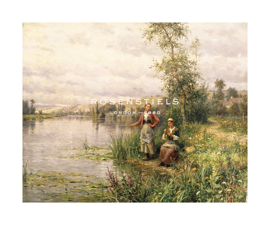 Louis Aston Knight Hand Numbered Limited Edition Print on Paper :"By The River"