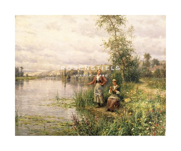 Louis Aston Knight Hand Numbered Limited Edition Print on Paper :"By The River"