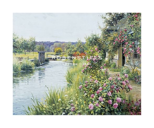 Louis Aston Knight Hand Numbered Limited Edition Print on Paper :"Flowers in Bloom"