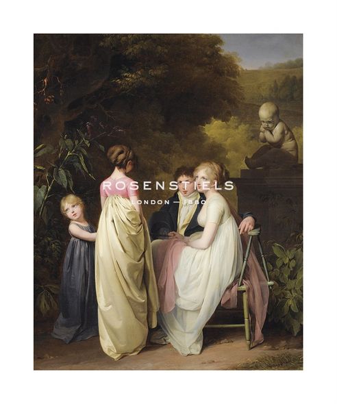 Louis Leopold Boilly Hand Numbered Limited Edition Print on Paper :"Conversation Dans Un Parc"
