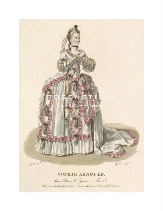 Louis-Marie Lante Hand Numbered Limited Edition Print on Paper :"Sophie Arnould"