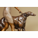 Louis Riche Handcrafted Solid Bronze Sculpture:"Deux Chiens Bergers"