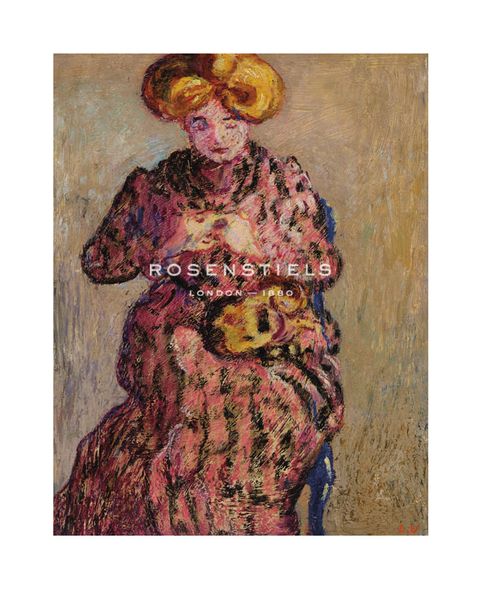 Louis Valtat Hand Numbered Limited Edition Print on Paper :"Suzanne au Chat, 1904"