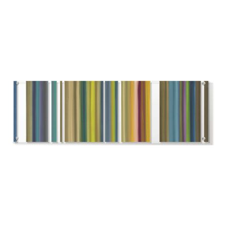 Louis Vega Trevino Limited Edition Ready to Hang Giclee on Clear Acrylic: "Color Gatherings II"