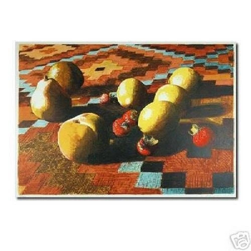 Lowell Nesbitt Limited Edition Serigraph Print: "Fruit"