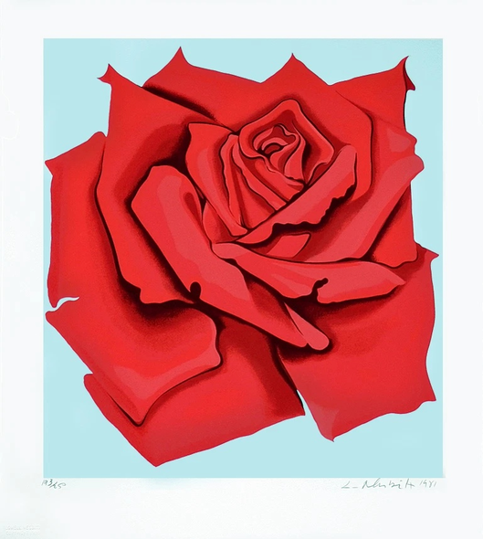 Lowell Nesbitt Limited Edition Suite of 4 Serigraphs: "STAMP SUITE"