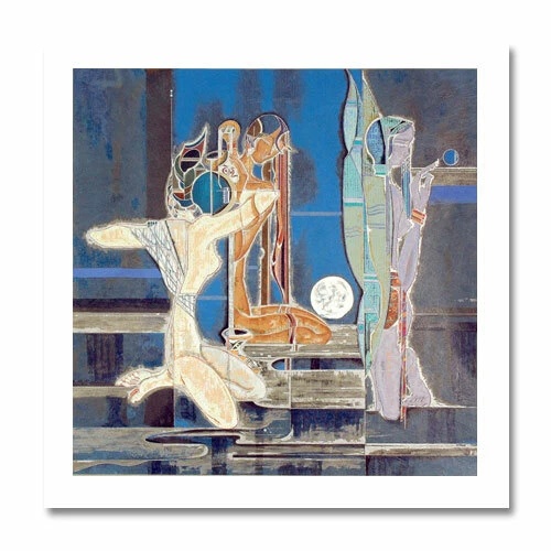 Lu Hong Limited Edition Serigraph Print: "Full Moon and Water"