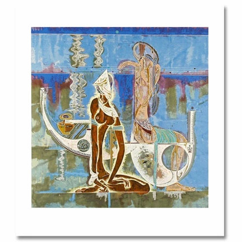 Lu Hong Limited Edition Serigraph Print: "Rhyme Of Sea" Lu Hong Limited Edition Serigraph Print: "Rhyme Of Sea"