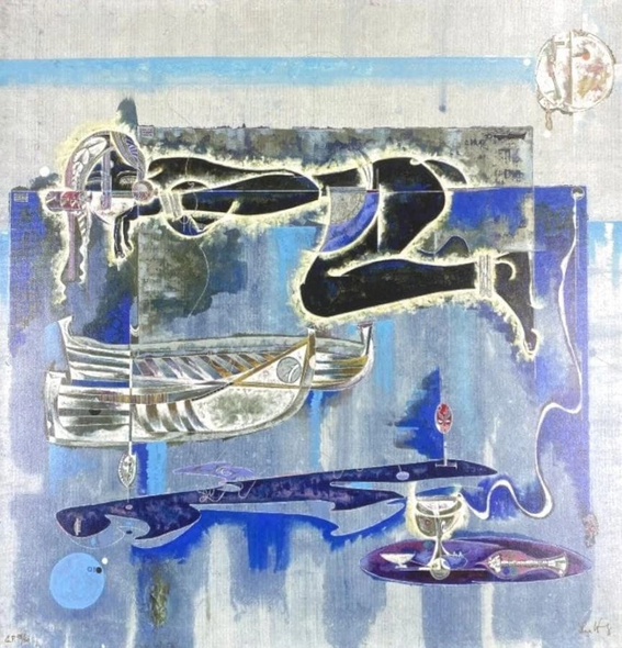 Lu Hong Signed Limited Edition Canvas Giclee: "Clear De Lune Ballad of Mercy "