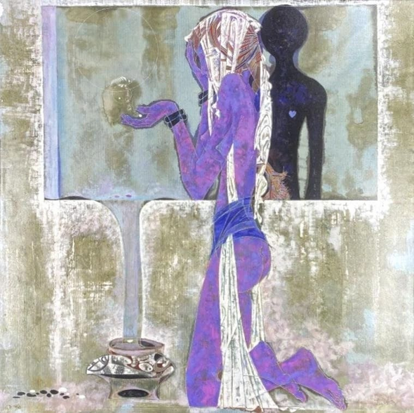 Lu Hong Signed Limited Edition Giclee: "Adolescent Serenade "