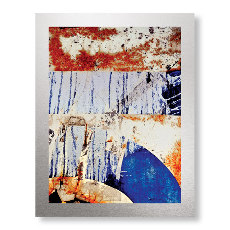 LuAnn Ostergaard Limited Edition Ready to Hang Giclee on Brushed Aluminum: "Blue Moon II"