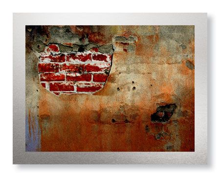 LuAnn Ostergaard Limited Edition Ready to Hang Giclee on Brushed Aluminum: "Revealing The Past"