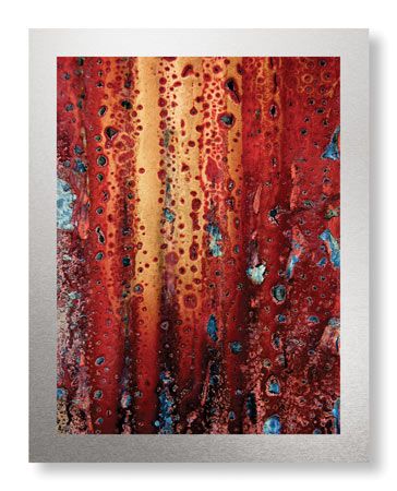 LuAnn Ostergaard Limited Edition Ready to Hang Giclee on Brushed Aluminum: "Taos III"