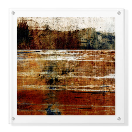 LuAnn Ostergaard Limited Edition Ready to Hang Giclee on Clear Acrylic: "River Crest"