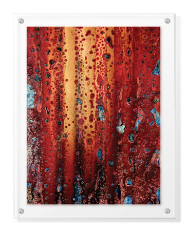 LuAnn Ostergaard Limited Edition Ready to Hang Giclee on Clear Acrylic: "Taos III"