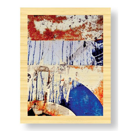 LuAnn Ostergaard Limited Edition Ready to Hang Giclee on Sustainable Bamboo: "Blue Moon II"