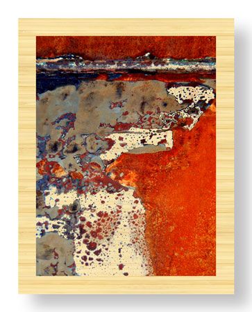 LuAnn Ostergaard Limited Edition Ready to Hang Giclee on Sustainable Bamboo: "Coyote Canyon I"