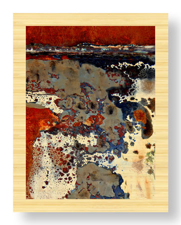 LuAnn Ostergaard Limited Edition Ready to Hang Giclee on Sustainable Bamboo: "Coyote Canyon II"