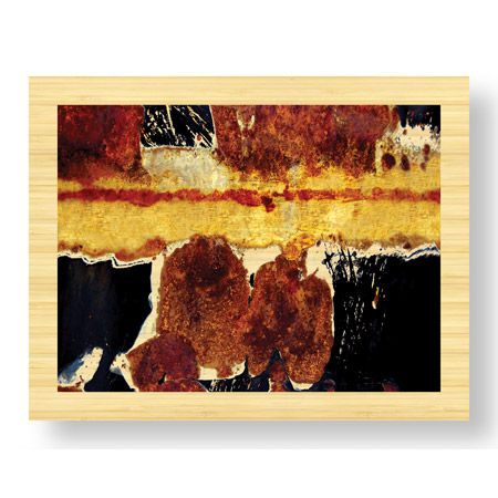 LuAnn Ostergaard Limited Edition Ready to Hang Giclee on Sustainable Bamboo: "Intrepid I"