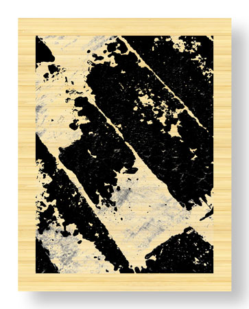 LuAnn Ostergaard Limited Edition Ready to Hang Giclee on Sustainable Bamboo: "Maxim II"