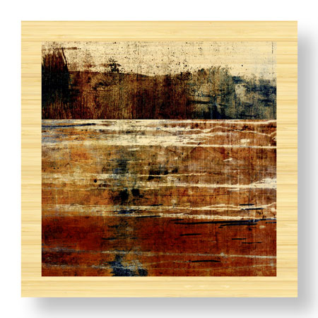LuAnn Ostergaard Limited Edition Ready to Hang Giclee on Sustainable Bamboo: "River Crest"