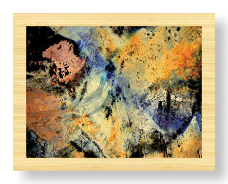 LuAnn Ostergaard Limited Edition Ready to Hang Giclee on Sustainable Bamboo: "Yangtze Village I"