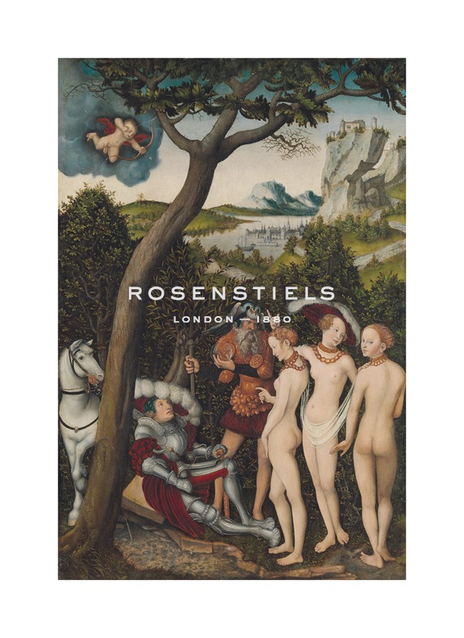 Lucas Cranach the Elder Hand Numbered Limited Edition Print on Paper :"The Judgement of Paris, c.1528"
