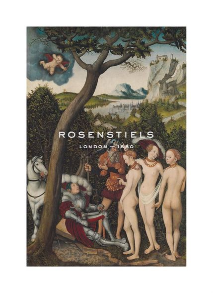 Lucas Cranach the Elder Hand Numbered Limited Edition Print on Paper :"The Judgement of Paris, c.1528"