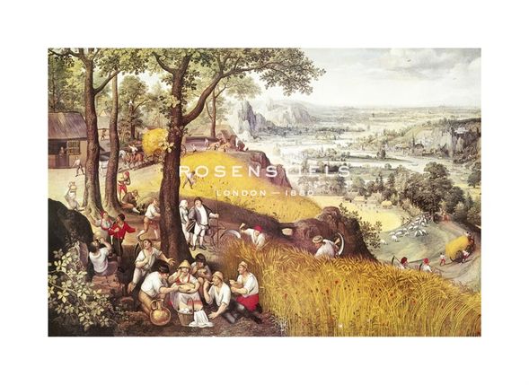 Lucas Van Valkenborch Hand Numbered Limited Edition Print on Paper :"Summer"