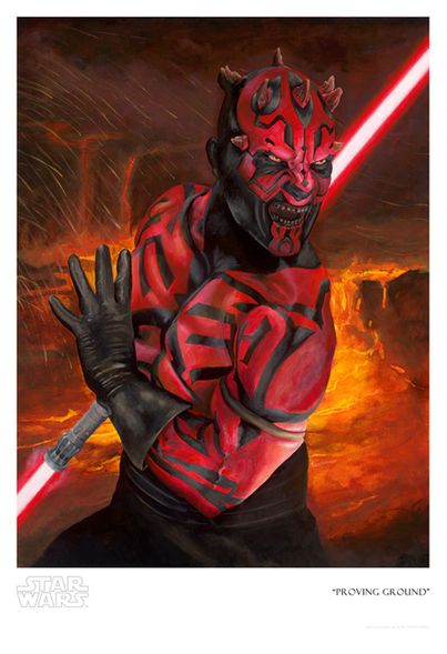 Lucasfilm Star wars by Greg Lipton Giclee on Paper:"Proving Ground"