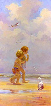 Lucelle Raad Handsigned and Numbered Limited Edition Print: "Passing Parade"