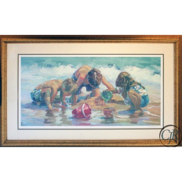 Lucelle Raad Serigraph on Paper:"3 Muckateers"