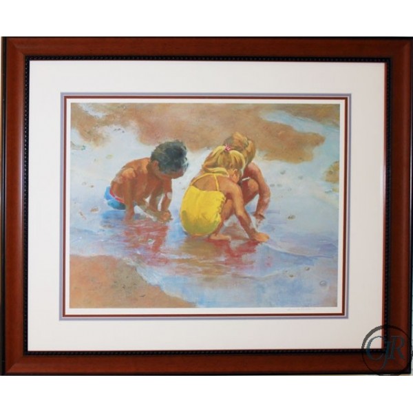 Lucelle Raad Serigraph on Paper:"3 Muckateers II (2)"