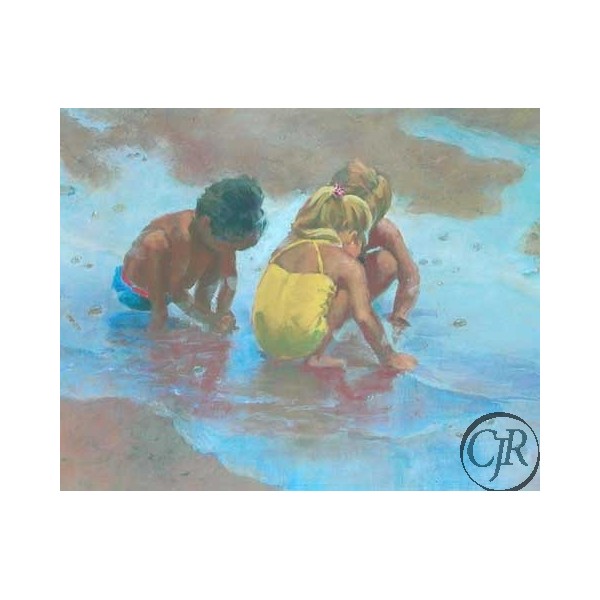 Lucelle Raad Serigraph on Paper:"3 Muckateers II"