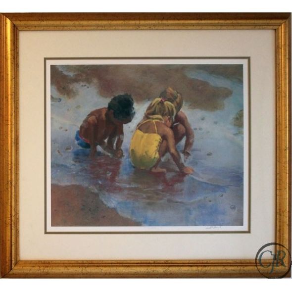 Lucelle Raad Serigraph on Paper:"3 Muckateers II"