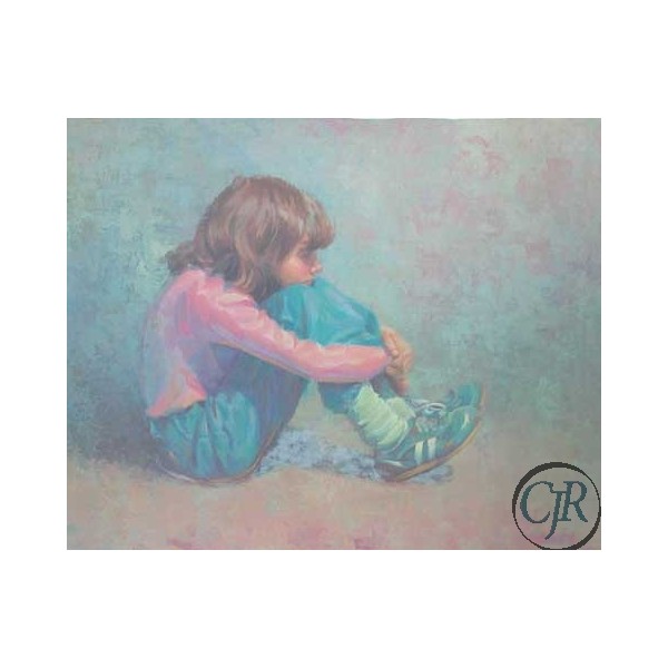Lucelle Raad Serigraph on Paper:"Dreamer"