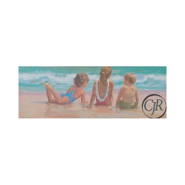 Lucelle Raad Serigraph on Paper:"Lazy Days"