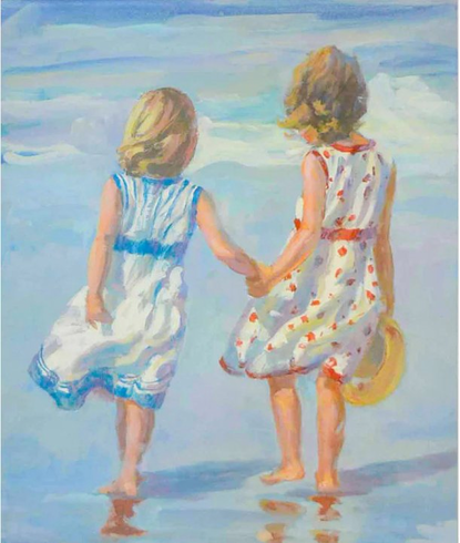 Lucelle Raad AP Serigraph on Paper:"Little Ladies" Lucelle Raad AP Serigraph on Paper:"Little Ladies"