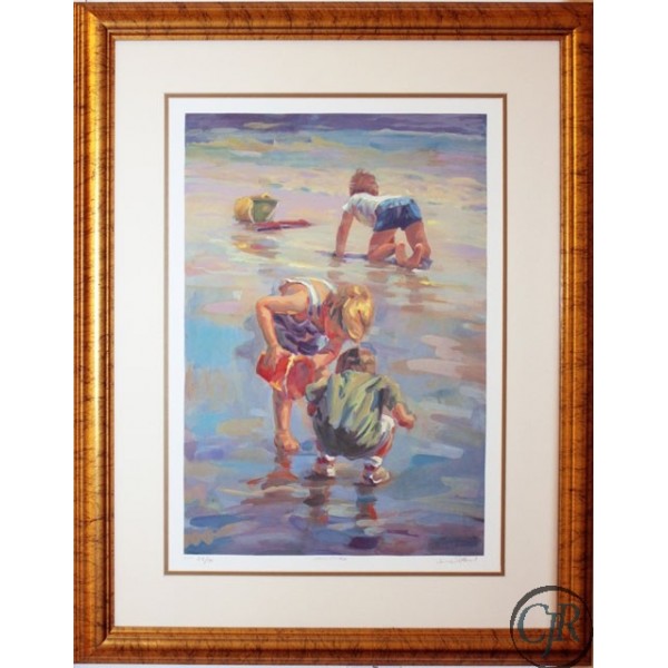 Lucelle Raad Serigraph on Paper:"Low Tide"