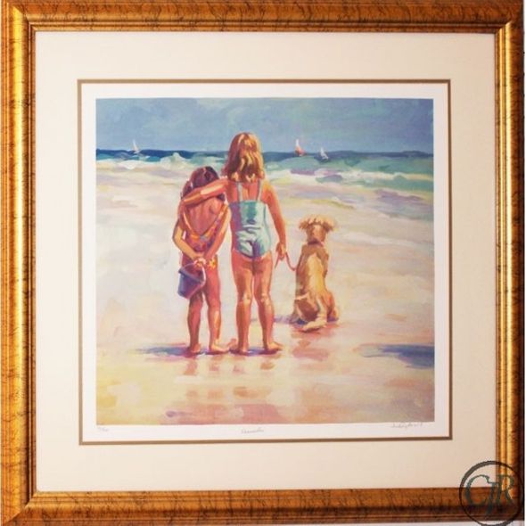 Lucelle Raad Serigraph on Paper:"Sea Siders (2)"