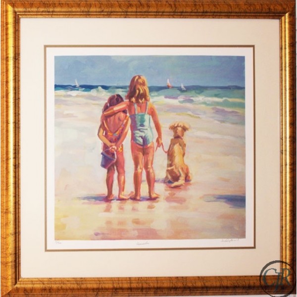 Lucelle Raad Serigraph on Paper:"Sea Siders"