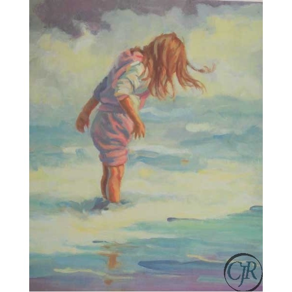 Lucelle Raad Serigraph on Paper:"Spring"